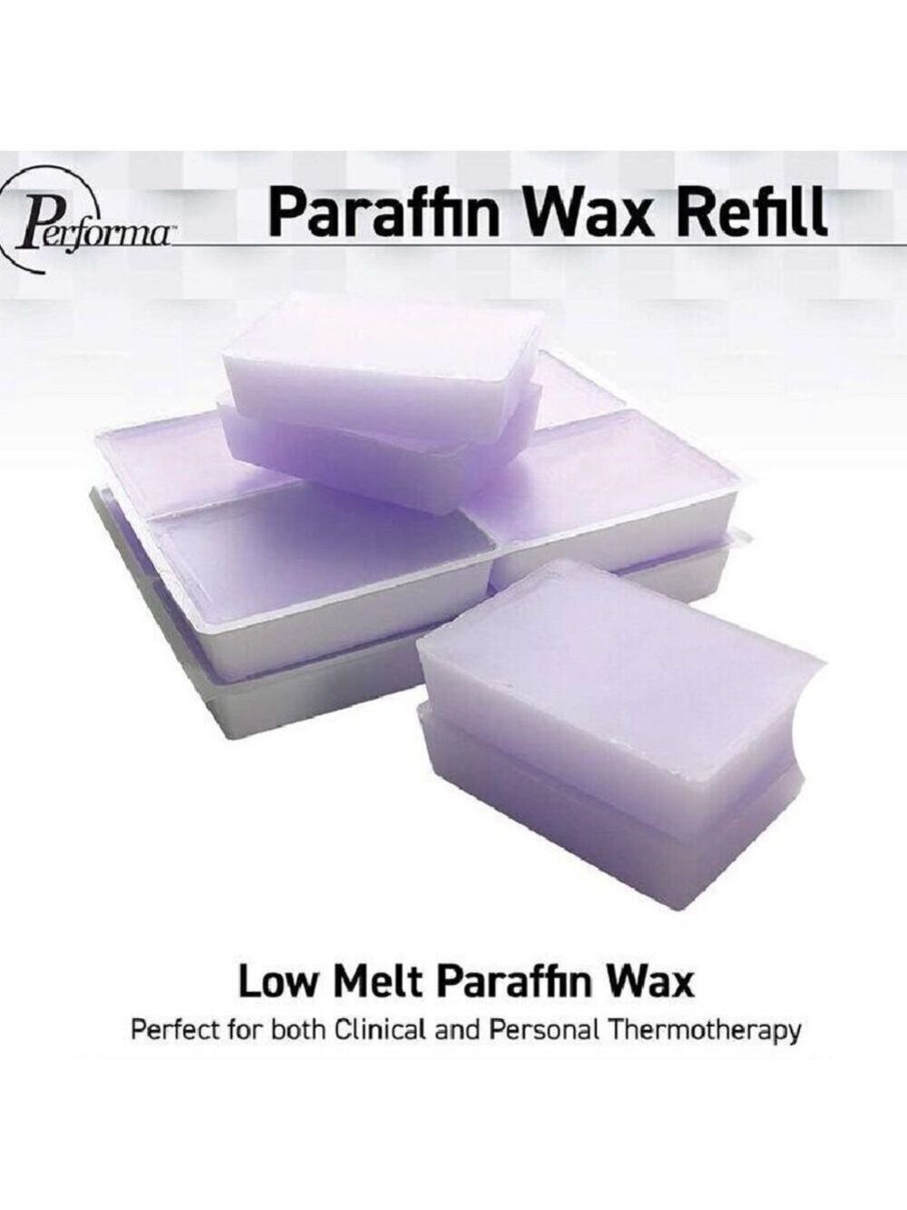 Paraffin Wax DYI Manicure Lavender Scented, 1 lb. Block, Medical grade (Spa) NIP